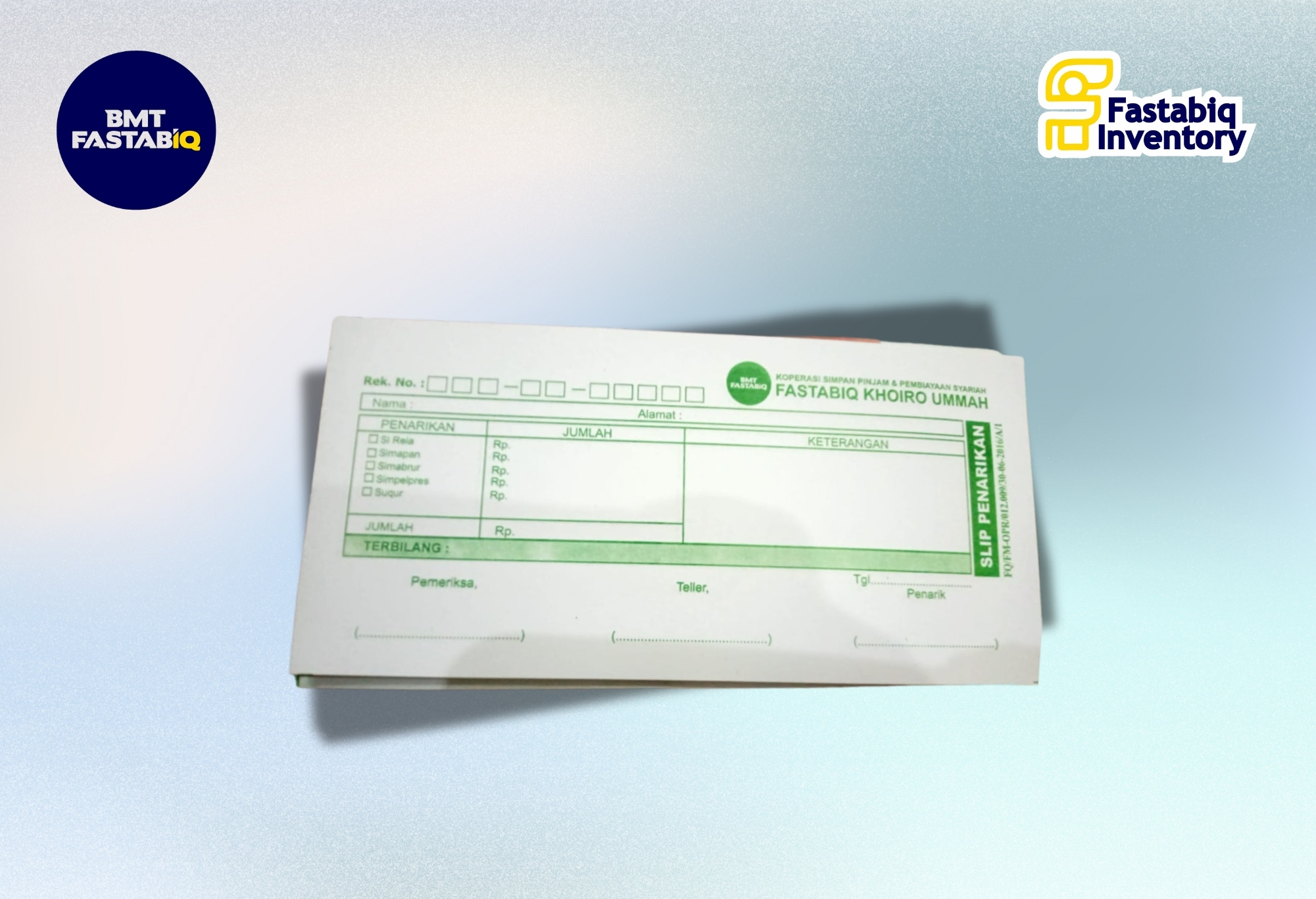 Slip Penarikan Simpanan